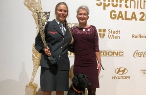 Yvonne Marzinke und Carina Edlinger, Lotterien Sporthilfe Gala 2019, Foto: privat