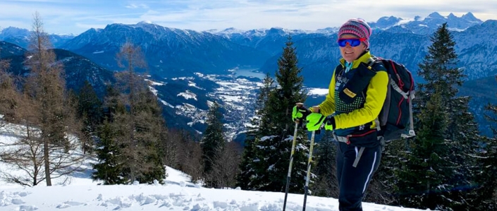 Yvonne Marzinke auf der Katrin in Bad Ischl