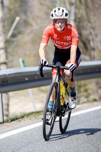 Yvonne Marzinke beim Radtraining