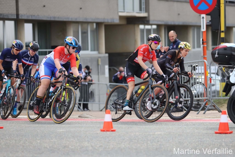 Yvonne Marzinke beim UCI Worldcup Ostende, Belgien