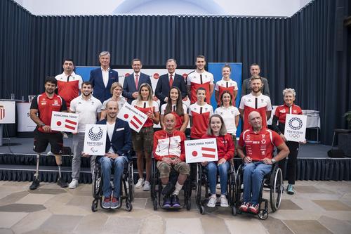 Das Team bei den Olympischen Spielen und Paralympics